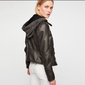 Free People Monroe Vegan Hooded Jacket